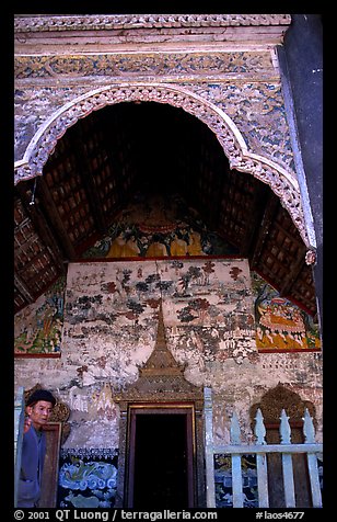 The Wat of Ban Xan Hai. Laos