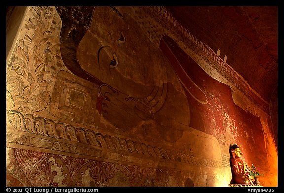 Fresco. Bagan, Myanmar