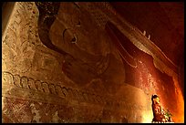 Fresco inside temple. Bagan, Myanmar ( color)