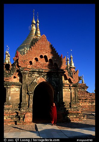 Dhammayazika Paya. Bagan, Myanmar