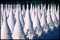 Stupas at Sandamani Paya. Mandalay, Myanmar ( color)