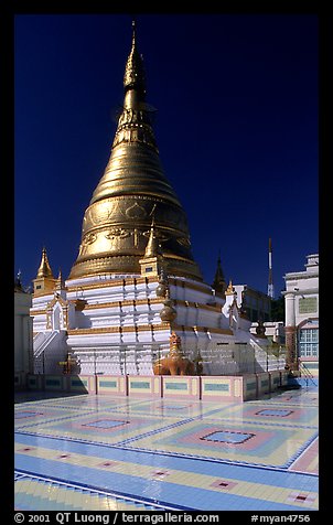 Sanctuary on Sagaing Hill. Myanmar