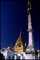 Stupas, Yadana Man Aung Paya, Nyaungshwe. Inle Lake, Myanmar