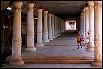 Covered walkway, Indein. Inle Lake, Myanmar (color)