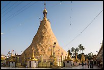 Botataung Pagoda. Yangon, Myanmar ( color)