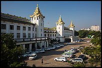 Central train station. Yangon, Myanmar ( color)
