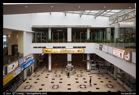 International airport. Yangon, Myanmar (color)