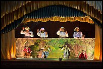 Burmese string puppet show. Bagan, Myanmar ( color)