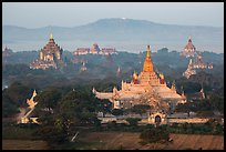 Aerial view of Ananda temple. Bagan, Myanmar