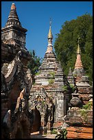Ancient temples, Ava. Myanmar ( color)