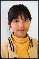 Woman with sweater. Pindaya, Myanmar ( color)