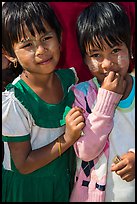 Two young friends, Nyaung Shwe. Inle Lake, Myanmar ( color)