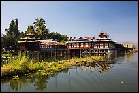 Nga Phe Kyaung monastery. Inle Lake, Myanmar ( color)