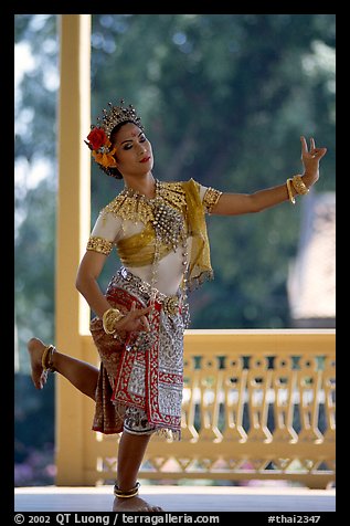 Traditional dancer. Bangkok, Thailand