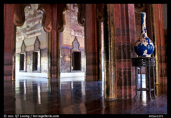 Palace interior. Muang Boran, Thailand (color)