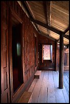 Teak house. Muang Boran, Thailand ( color)