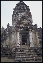 Prang Sam Yot, classic Khmer-Lopburi style hindu temple turned buddhist. Lopburi, Thailand