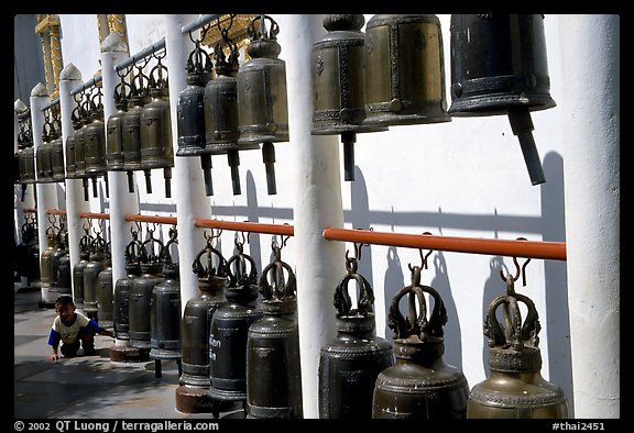 Bells at Wat Phra That Doi Suthep. Chiang Mai, Thailand