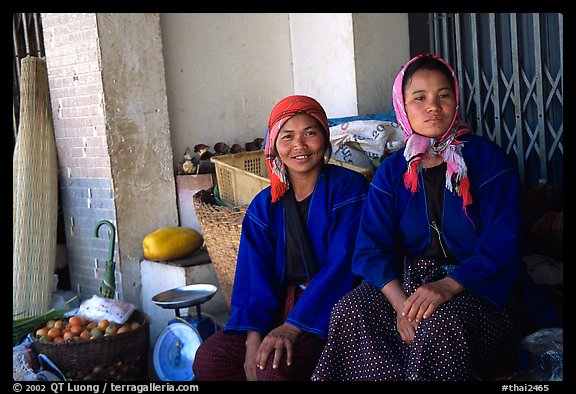 Tribeswomen. Chiang Rai, Thailand