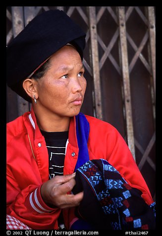 Tribeswoman. Chiang Rai, Thailand (color)