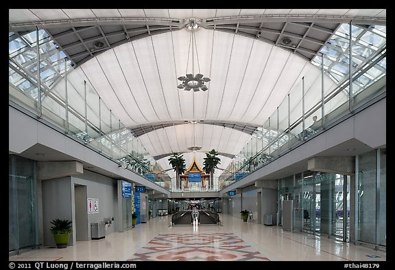 New Bangkok international airport. Bangkok, Thailand (color)