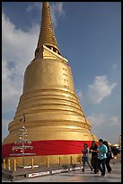 Chedi on top of Golden Mount. Bangkok, Thailand