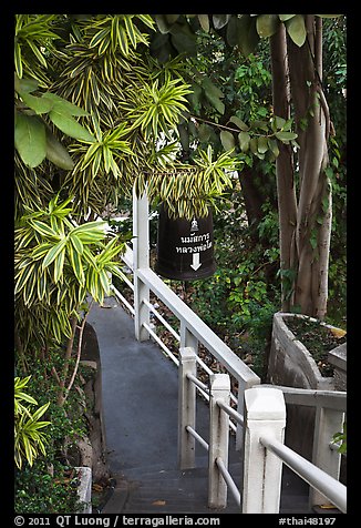 Path, Golden Mount. Bangkok, Thailand