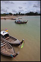 Ao Nammao harbor. Krabi Province, Thailand (color)