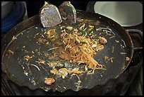 Close up of pan with Pad Thai, Ko Phi-Phi Don. Krabi Province, Thailand