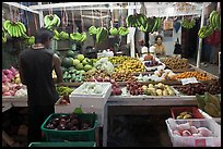 Fruit stall at night, Tonsai village, Ko Phi Phi. Krabi Province, Thailand ( color)