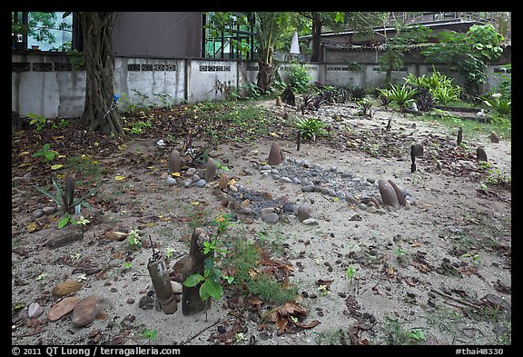 Muslim burying grounds, Ko Phi-Phi island. Krabi Province, Thailand