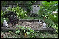 Grave in muslim cemetery, Ko Phi-Phi Don. Krabi Province, Thailand ( color)