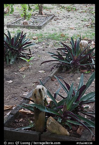 Tombs, islamic burying grounds, Ko Phi-Phi island. Krabi Province, Thailand