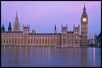 Palace of Westminster at dawn. London, England, United Kingdom ( color)