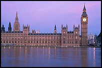 Palace of Westminster at dawn. London, England, United Kingdom (color)