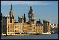 Westminster Palace, early morning. London, England, United Kingdom ( color)