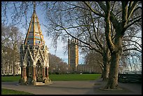 Buxton Memorial Fountain in the Victoria Tower Gardens. London, England, United Kingdom