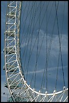 Detail of the Millennium Wheel. London, England, United Kingdom