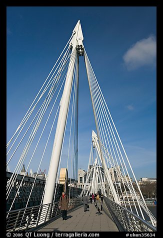 Golden Jubilee Bridge. London, England, United Kingdom