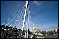 Golden Jubilee Bridge. London, England, United Kingdom