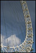 Detail of the London Eye. London, England, United Kingdom (color)