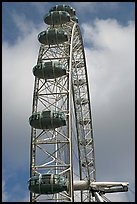 Capsules of the Millennium Wheel. London, England, United Kingdom