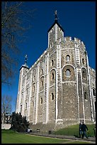 White Tower, inside the Tower of London. London, England, United Kingdom