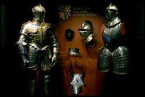 Armour of the Earl of Worcester on display in the White House, Tower of London. London, England, United Kingdom