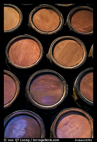 Gunpowder barrels  in the White House, Tower of London. London, England, United Kingdom (color)