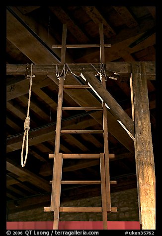 Gallows in the White House, Tower of London. London, England, United Kingdom