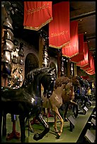 Armors and Models of royal horses,  the White House, Tower of London. London, England, United Kingdom ( color)