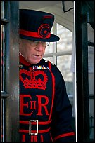 Yeoman Warder (Beefeater), Tower of London. London, England, United Kingdom (color)