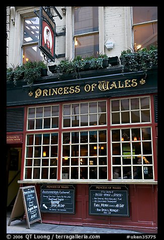 Pub the Princess of Wales. London, England, United Kingdom