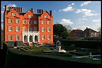 Kew Palace, late afternoon. Kew Royal Botanical Gardens,  London, England, United Kingdom ( color)